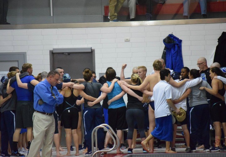 SCSUs Katie Crochet breaks her own 50 free record at NE10 Prelims