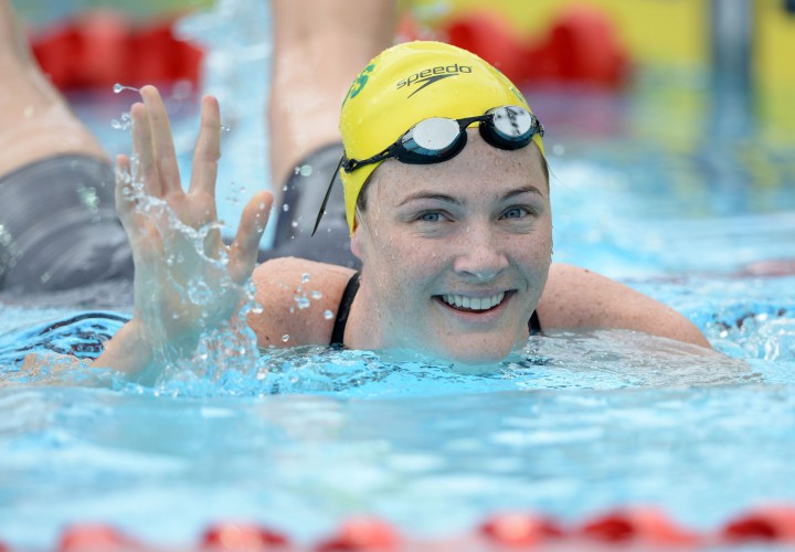 Cate Campbell Lowers World Record in 100 Free With 200 Free Split